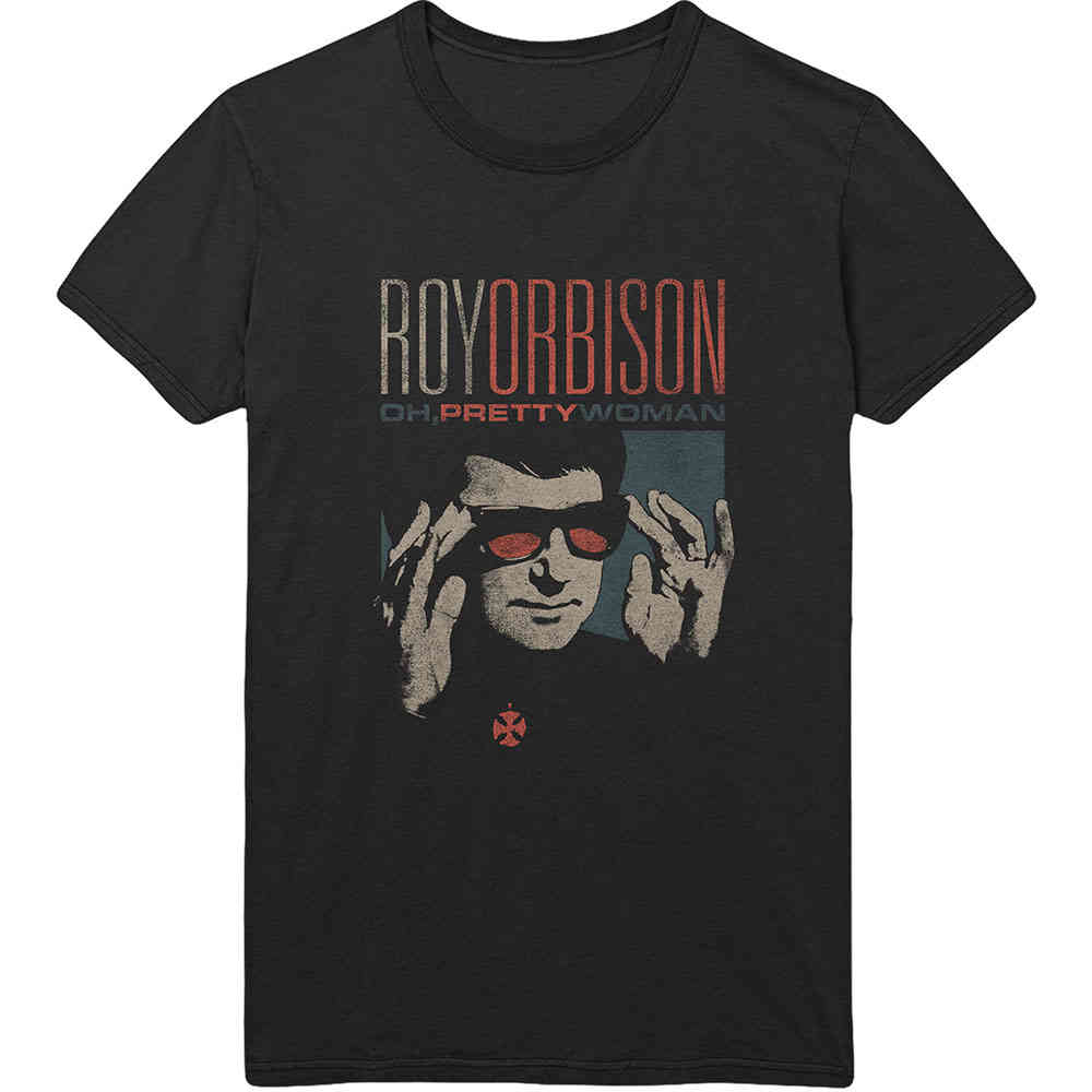 Roy Orbison - Pretty Woman Heren Tshirt - Zwart
